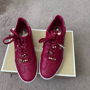Michael Kors Women's Bold Red Sneakers